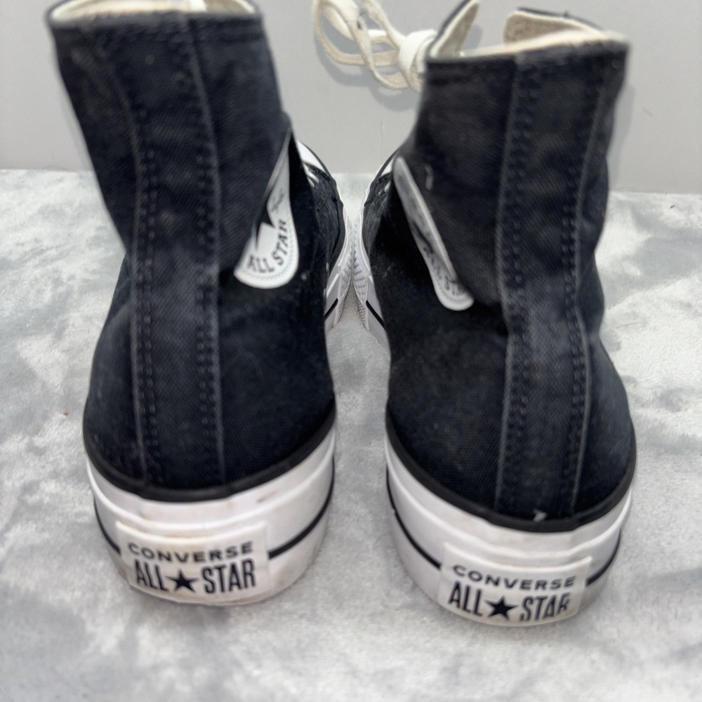 CONVERSE Chuck Taylor All Star BLACK & WHITE Basketball Shoes WOMENS 9 - Picture 6 of 8
